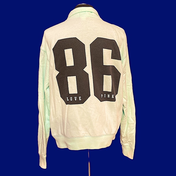 PINK Victoria’s Secret light sea foam tie-dye sweatshirt - Picture 2 of 4